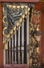 Creutzburg organ from 1735, St., Sankt, Saint