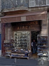 Old shoe shop in the old town