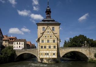 Bamberg Old Town Hall and Upper Bridge v SSO