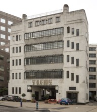 London. St Olaf House. 27, Tooley Street 1928-32 by Harry Stuart Goodhard-Rendel now London Bridge