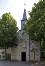 Quarry stone chapel on the foundations of a chapel from 1718, built by Abbot Ludwig von Sickingen,