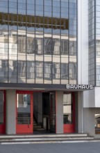 Dessau, Bauhaus, entrance to the workshop wing