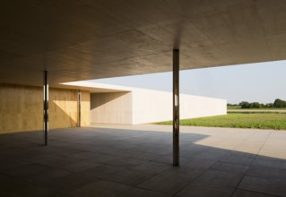 Never realised golf clubhouse by Ludwig Mies van der Rohe from 1930 was erected as a walk-in model