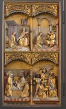 Gothic high altar, Nativity of Christ, St., Saint, Saint