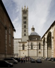 Siena, cathedral from the south-east