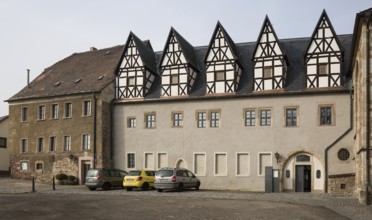 Luther city Eisleben, Augustinian monastery of St Anne's. View of the monastery from the east with