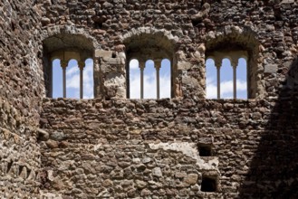 Italy S-Tyrol Missian Castle Boymont Palas inside n O window on the first floor