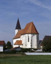 View from east, St., Sankt, Saint