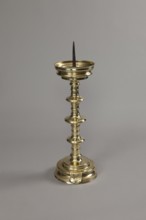 Standing candlestick, 15th century, Goldsmith's art and textile art from the 16th to the 20th