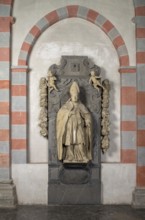 Brauweiler near Pulheim, St Nicholas Abbey Church, south transept, tomb of Abbot Matthias I Franken