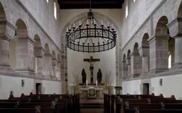 Bursfelde/Weser monastery church. Choir inside, St, Saint, Saint