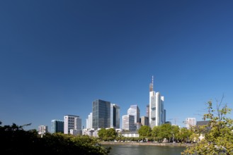 Federal Republic of Germany, Hesse, Frankfurt am Main, northern bank of the Main, skyline,