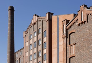 View of the south side, entrance side of the Küppersmühle Museum