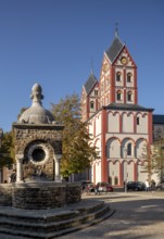 Liège, Liege, St. Barthélemy (Sint-Bartolomeüskerk, Sankt Bartholomäus), view from south, in front