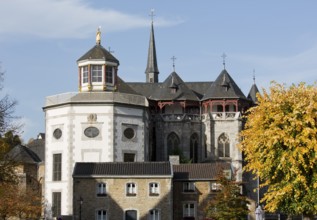 View from the east with Korneliuskapelle, St., Sankt, Saint