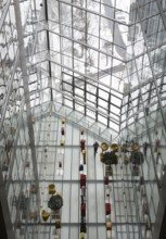 Bonn, Posttower, built 2000-2002 by Murphy/Jahn, interior view with so-called sky gardens