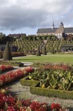 Terraced garden, view of the terraces and the monastery from the south-west