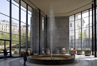 Czech Rep Karlovy Vary/Karlsbad Hot spring. Hot spring colonnade built 1669-1975 by Prof. Votruba