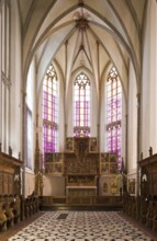 Choir with high altar and choir stalls, St., Sankt, Saint