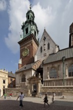 Wawel Cathedral, west gable and north-west tower, St., Saint, Saint