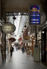 Covered shopping arcade