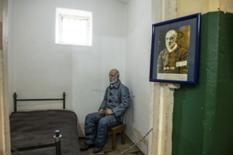 Wing with prisoners' cells in the former Presidio prison, Presidio Museum, Ushuaia, Argentina,