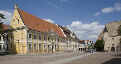 Schlossfreiheit with cavalier houses and castle church