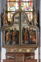 Annen altar in the southern side choir, closed state, St., Sankt, Saint