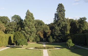 Erftstadt-Liblar, palace gardens Gracht