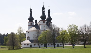 Waldsassen Holy Trinity Church Kappl. Pilgrimage church built in 1689 by architect Georg