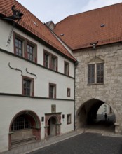 Core building from the south, south wing on the left