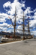 Sailing ship Europa, Ushuaia, Argentina, South America