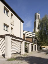 Berlin, Gustav-Adolf-Kirche, built 1932-1934 by Otto Bartning