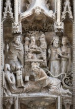 Christchurch Priory, altar wall, Adoration of the Magi