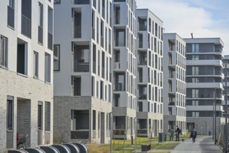 New buildings, Lauterplatz, Friedenauer Höhe development area, Friedenau, Schöneberg, Berlin,