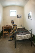 Wing with prisoners' cells in the former Presidio prison, Presidio Museum, Ushuaia, Argentina,