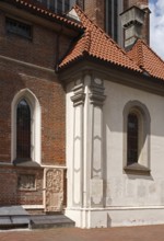 Baroque sacristy, south wall with epitaphs, St., Sankt, Saint