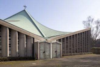 Church built in 1968 by Josef Lehmbrock, west side