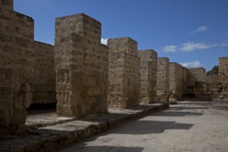 Medina Azahara, ruins of the palace city. Palace complex Court of the Pillars