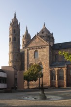 Worms, St Peter's Cathedral, north side, crossing and east towers