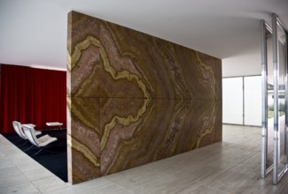 Barcelona Pavilion Pavilion of the 1929 World Exhibition, reconstruction 1983-1986, interior