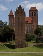 General view from the north with Danskerturm (abort tower)