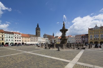 Ceske Budejowice, Budweis, market square, Premysla square, north-west corner