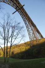 Germany's highest railway bridge 1893-1897, 107 metres high, 465 metres long