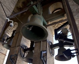 Seville, Cathedral. Bell tower GIRALDA carillon detail Seville, St., Saint, Saint