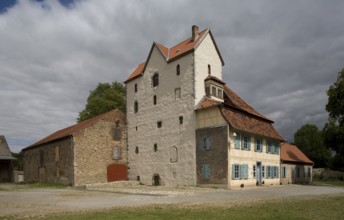 West tower of the former monastery church with extensions from the south-west, St., Sankt, Saint