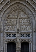 Bourges, Cathedral. Northern west portal, St., Saint, Saint