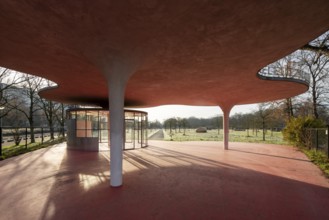 Antwerp, Middelheim Museum of Modern Sculpture, Middelheim Open Air Sculpture Museum, building at