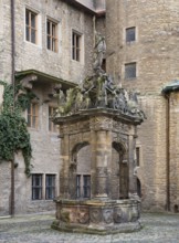 Merseburg/Saale, castle courtyard