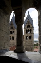 West towers, view from the north-east tower, St., Sankt, Saint